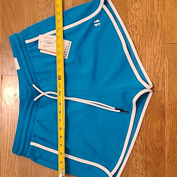 SPORTS ILLUSTRATED WOMEN'S BLUE SHORTS ELASTIC WAISTBAND SIZE MEDIUM - Picture 8 of 10